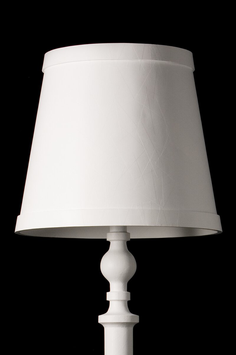 Paper Floor Lamps : Square Paper White Crinkled Paper Floor Lamp Paper